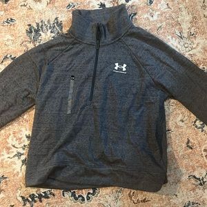 *NEW* Under Armour Gray 1/2 zip up.